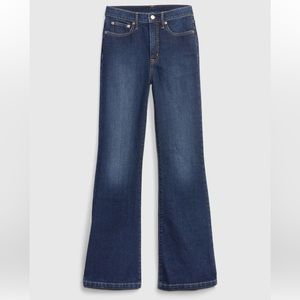 Gap 70’s High Rise Flare Jeans Dark Indigo Size 30
